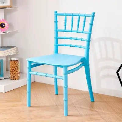 Plastic PP Resin Modern Weddings Hotel Banquets Birthday Event Party Rental Children Chair Colorful Stackable Kids Party Chairs