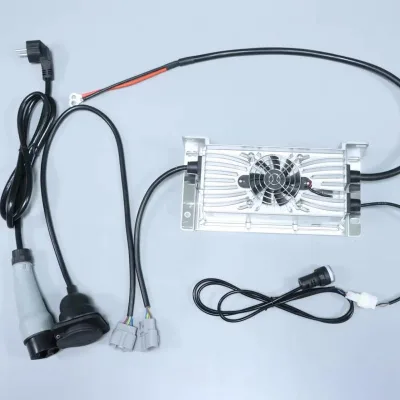 BETETEK 58.4V 20A LFP Lithium Battery Golf Cart Charger Steel Shell Durable GB EU US Standard Plug Customizable 3 Years Warranty