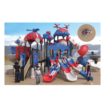 Huge Large Kompan Playground Equipment Kindergarten Plastic Tubes Playground QX-18052B