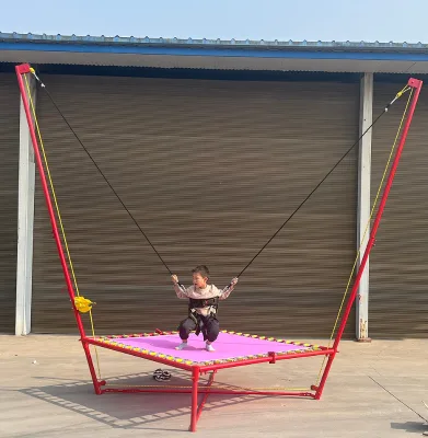 Popular Amusement Park Bungee Jumping Commercial Outdoor Indoor Bungee Jumping Hot Items Easy to Transfer Holiday Bungee Jumping