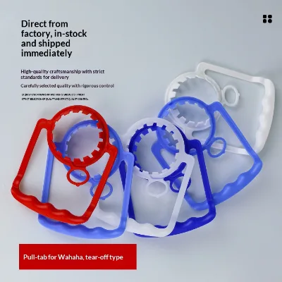 Free Samples of Plastic Water Bottle Handles PE Material 28mm 30mm 38mm 46mm Sizes for PET Bottles Lids & Closures