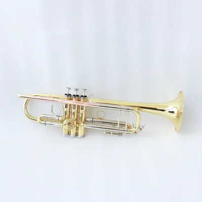 High Quality Top Grade Trumpet Professional Copy bach Trumpet Style Gold Lacquered Trumpet