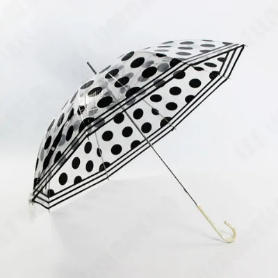 Cheap oem Spot transparent umbrella, poe umbrella, automatic poe umbrella