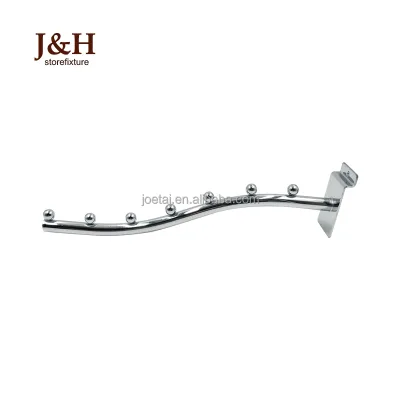 Wholesales S Shape Stainless Steel Hook Metal Supermarket Shelf Retail Display Heavy Duty Wall Silver Hook for Clothes Store
