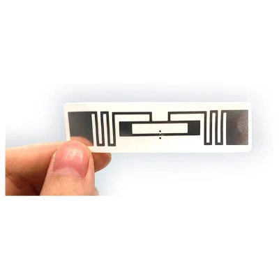 UHF RFID Inlay Sticker 75x15mm UCODE 8 Chip Customized Heat Sensitive Thermal Printable Label Wholesale
