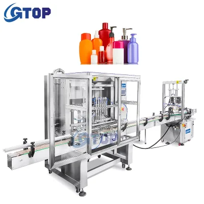 Auto 10-1000ml Liquid Filling Machine Cosmetics Filler Automatic Honey Cream Piston Paste Liquid Filling Machinery