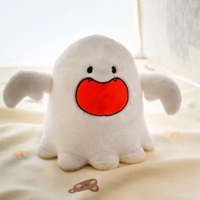 Customization Plush Toys Premium Soft White Ghost Toy Adorable Stuffed Animal for Halloween Decor Kids Gifts Party Supplies