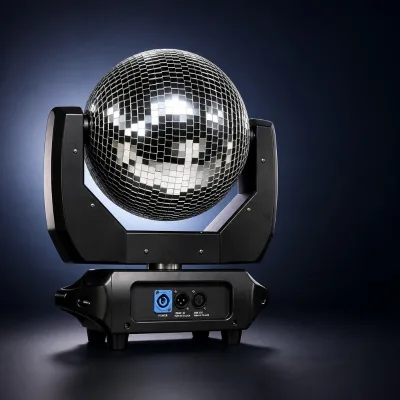 Moving Mirror Ball Light 120W DMX512 540 Pan 180 Tilt Dual Motor Stage Disco YF039