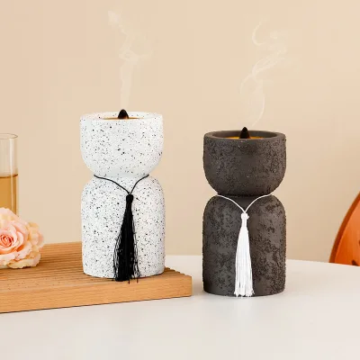 Cross-Border Middle Eastern Arab Festival Sand Cement Incense Burner Indoor Living Room Desktop Religious Ornament Diffuser