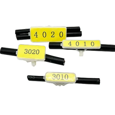 Waterproof Transparent Sign Label Paper Wire and Cable Marking Box PP Plastic Cable Label