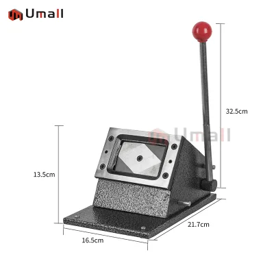 Manual PVC Card Cutter Standard CR-80 Size 86mm x 54mm for ID Card