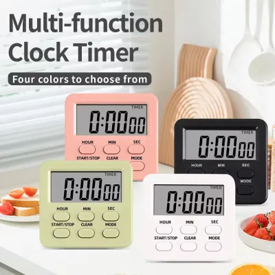 Mini Electronic Digital Countdown Timer LCD Display AAA Battery Eco-Friendly Kitchen Cooking Magnet Timer Perfect Workmanship