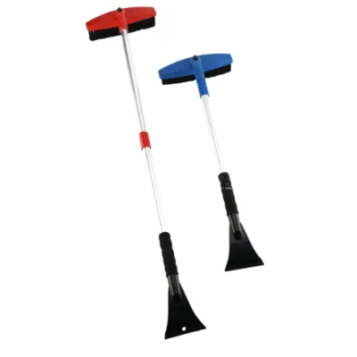 General Motors Retractable Snow Brush Scraper Plastic Car Ice Scraper with Rotary Snow Shovel Convenient Winter Car Care Tool