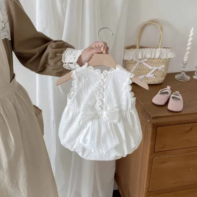 Factory Wholesale/OEM Baby Summer Lightweight Clothing - Newborn One-piece Dress - Summer Baby Girl Diaper Cover-Class a Cotton