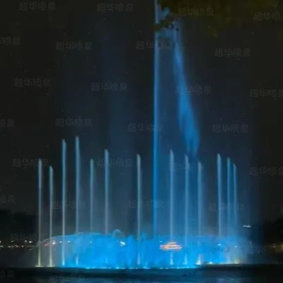 Modern Interactive Fountain Design Touch-Sensitive Water Jet Equipment for Outdoor Shopping Mall Plaza