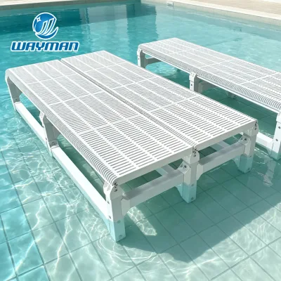 3mm ABS Thick Kids Swimming Training Stool, Mobile Disassembled Modular Teaching Platform, Multifunctional Swimming Pool Mat