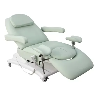 Hot Sale 4 Motors Electric Gynecological Examination Bed with Remote Control and 4 Casters