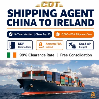 Premium Forwarding Agent From Guangzhou to Spain ES DDP All-in Rate Double Clearance 5-7-day LCL + Express for FBA to Ireland