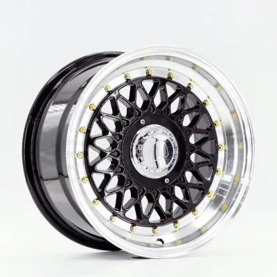 Wholesale Custom 5x100/112/120 Chrome Black Finish Racing Car Wheels 15/18 Inch 8J Pickup & SUV Wheels