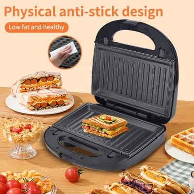 Multifunctional Breakfast Maker with Interchangeable Plates Breakfast Maker for Home Kitchens and Daily Breakfast Making
