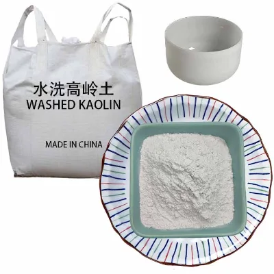 Natural Hydrous Kaolin Clay Powder with Good Plasticity Raw Material for Ceramic Body Glaze Paint
