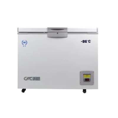 Ultra low temperature freezer -40C to -86C with a volume of 208L Medical/Hospital/Vaccine/Reagent Low Temperature Refrigerator
