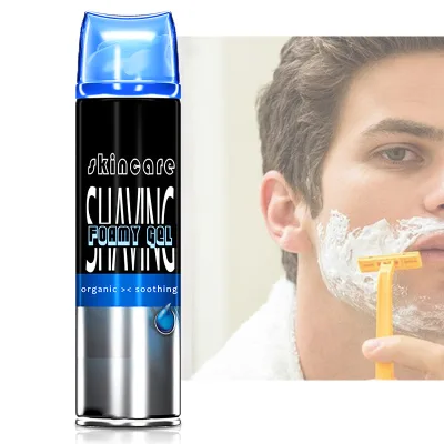 200ml Custom Aloe Vera Gel Shaving Cream Foam Moisturizing Beard Care Shaving Gel