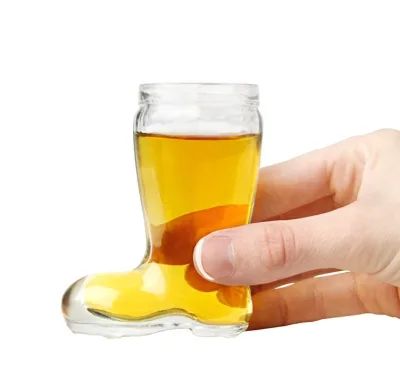 Hot Selling 44ml Boot Shape Shot Glass