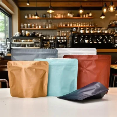Half Pound Self Sealing Packaging Bag, Coffee Bag, Tea and Nut Food sealed Bag Pet Freeze-dried Food Separate Packaging Bag