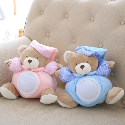 Baby Sleep LED Lighting Comfort Plush Stuffed Toys Electronic Toys Stuffed Animal Led Night Lamp Plush Toys