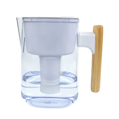 Fast Filtration 2.4L Plastic Carafe Drinking Long Service Life Filter Pitcher with Handle