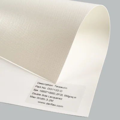 Waterproof and Durable Outdoor Poly Tarp Plastic Lona Waterproof 550gsm Pvc Coated Tarpaulin Fabric Canvas for Cover