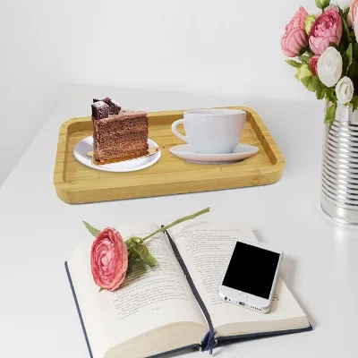 Bamboo Vanity Tray, Bathroom Tray for Counter, Bamboo Tray for Bathroom, Toilet Tank Tray, Perfume Tray