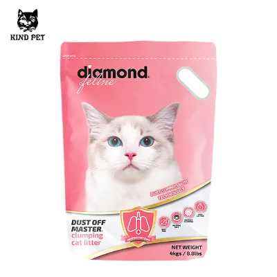 Best Seller Bentonite Cat Litter diamond Feline Dust off Master Arena Para Gatos