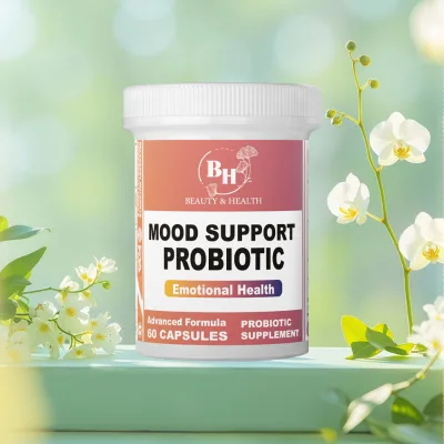 Wholesale Mood Support Probiotic 60 Capsules Adults Emotional Health OEM/ODM