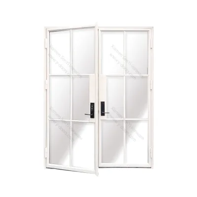 Customized Modern French Iron Door for Exterior Entry Apartment Hall Villa & Outdoor Use SY Brand Durable & Easy Installation