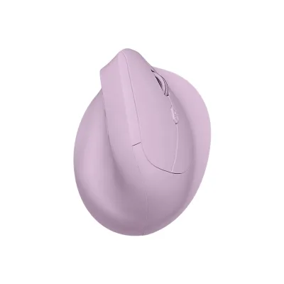 Purple 2.4G & BT 6D DPI Adjustable Comfortable Ergonomic Vertical Gaming Mouse for Office Use Colorful & Convenient