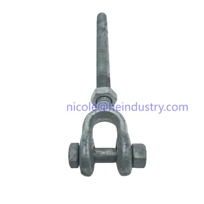 High Quality Pole Line Hardware Extension Ball Clevis with Hex Bolts