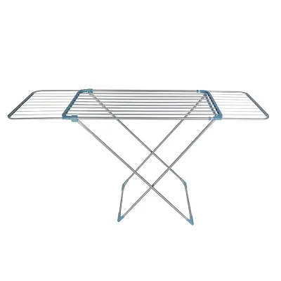 High Quality Retractable Iron Pipe Cloth Rack for Laundry Room Use