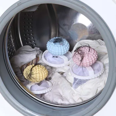Household Cleaning Laundry Ball Washing Machine Filter Screen Hair Removal Hair Suction Anti Entanglement Adhesive Hair Remover