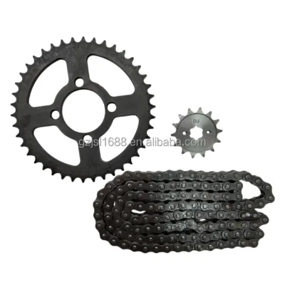 Motorcycle Chain Assembly DISCOVER100 4G Sprocket Set 120L-42T-14T