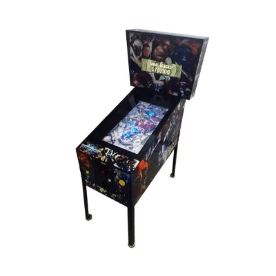 2 Screen Folding Virtual Pinball Machine with 60 Pinball Games