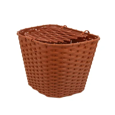 High Quality Brown Kids Bicycle with Front Basket and Quick Release Handlebar for Mountain/City/Road Bikes