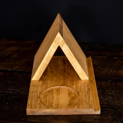 Multifunctional Triangle Book Stand Book Page Holder Wooden Book Rest With Drink Holder Reading Accessories Gifts for Readers