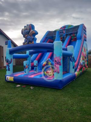 Bouncy Castle with Slide Stitch Inflatable Castle Bouncy Castle Inflatable