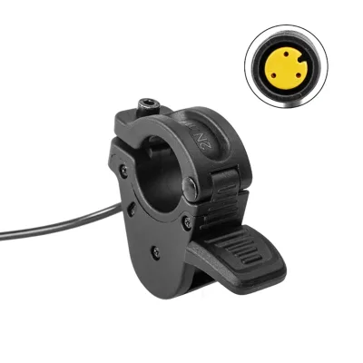 E-Bike Thumb Throttle for Bafang Mid Drive Motor 3PIN Female Accelerator for Ebike Bicycle Conversion Kit Parts