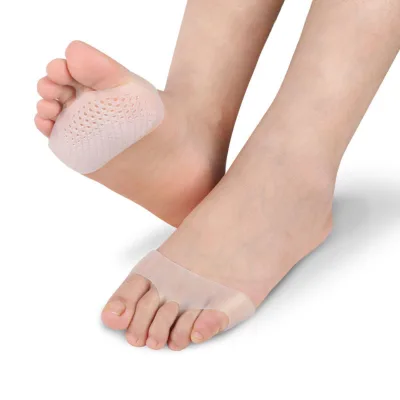 Silicone Soft Pads High Heel Shoes Slip Resistant Protect Pain Relief Foot Care Forefoot Half Yard Invisible Ladies Shoes