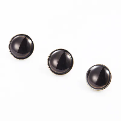 Customize Luxury Metal Alloy Shank Button Embossed logo Customized Uniform Buttons Brass Shank Button