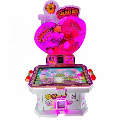 Kids Coin Operated Arcade Games Hammer Cockroach Hitting Children Punching Video Ticket Game Machines