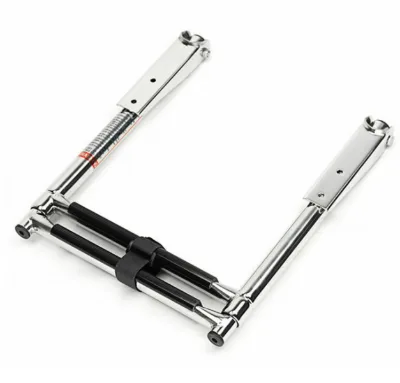 Stainless Steel 304 Yacht and Marine Folding Ladder Boarding Launching Ladder Boat Ladder
